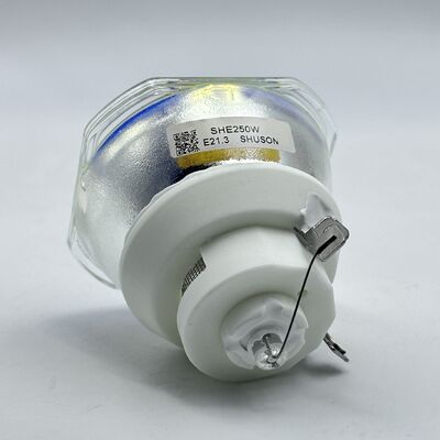 Shusen brand projector bulbs compatible with Epson ELPLP85, ELPLP89, and ELPLP91 projector bulbs (SHE250W, E21.3)